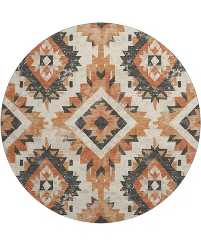 Addison Mayfield Amf1878 8' X 8' Round Area Rug In Multi