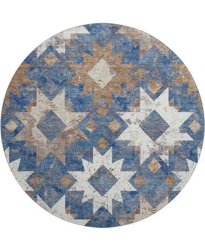 Addison Mayfield Amf1879 8' X 8' Round Area Rug In Multi