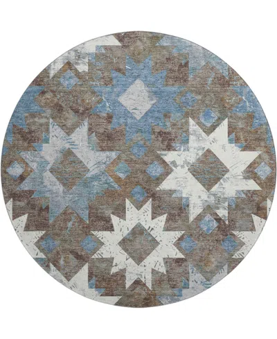 Addison Mayfield Amf1879 8' X 8' Round Area Rug In Multi