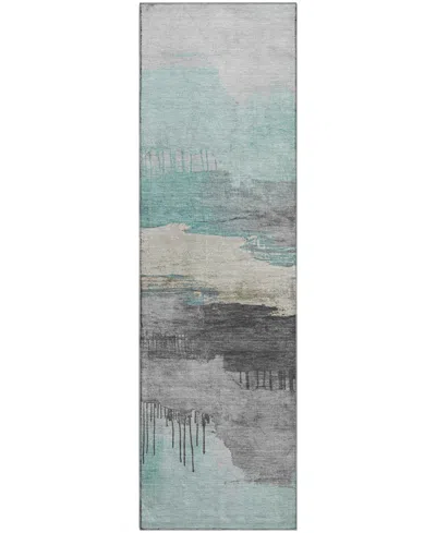 Addison Mayfield Amf1880 2'3" X 7'6" Runner Area Rug In Green