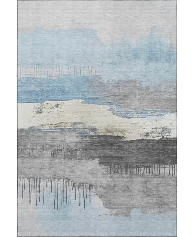 Addison Mayfield Amf1880 5' X 7'6" Area Rug In Blue