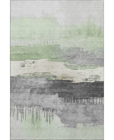 Addison Mayfield Amf1880 5' X 7'6" Area Rug In Green