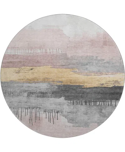 Addison Mayfield Amf1880 8' X 8' Round Area Rug In Multi