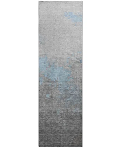 Addison Mayfield Amf1881 2'3" X 7'6" Runner Area Rug In Gray