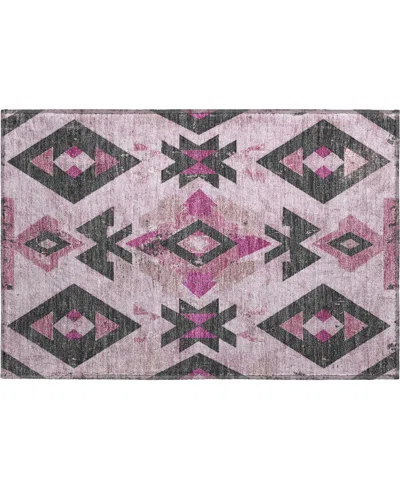 Addison Mayfield Amf1882 1'8" X 2'6" Area Rug In Purple