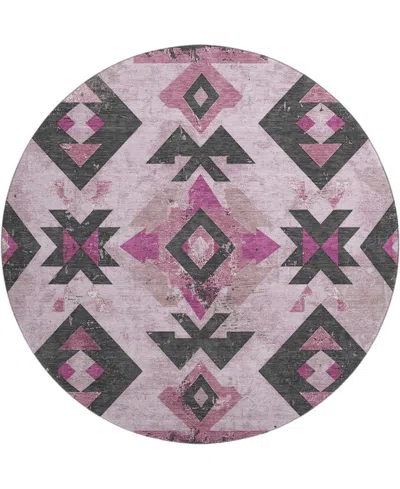 Addison Mayfield Amf1882 8' X 8' Round Area Rug In Multi