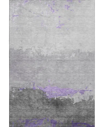 Addison Mayfield Amf1885 5' X 7'6" Area Rug In Purple