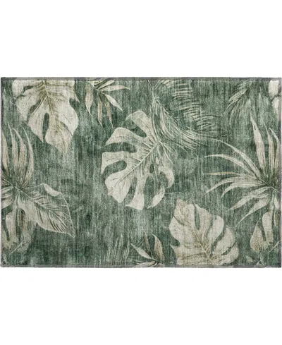 Addison Mayfield Amf1887 1'8" X 2'6" Area Rug In Green