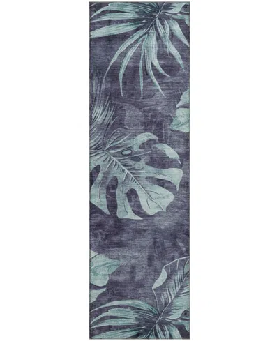Addison Mayfield Amf1887 2'3" X 7'6" Runner Area Rug In Blue