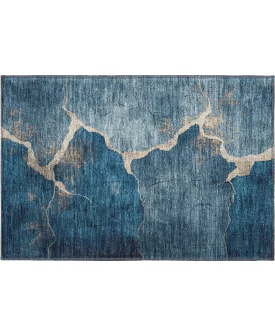Addison Mayfield Amf1889 1'8" X 2'6" Area Rug In Blue