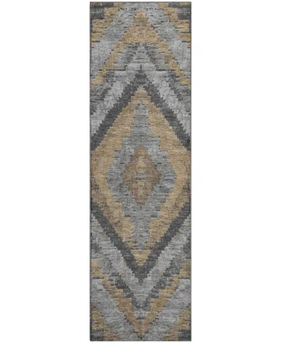 Addison Mayfield Amf1890 2'3" X 7'6" Runner Area Rug In Gray
