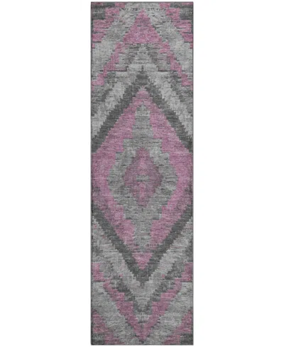 Addison Mayfield Amf1890 2'3" X 7'6" Runner Area Rug In Pink