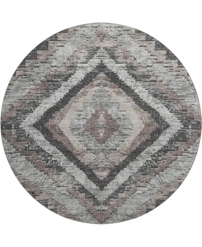 Addison Mayfield Amf1890 8' X 8' Round Area Rug In Multi