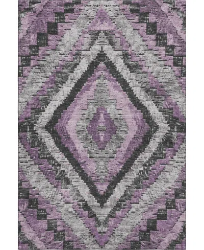 Addison Mayfield Amf1890 9' X 12' Area Rug In Purple