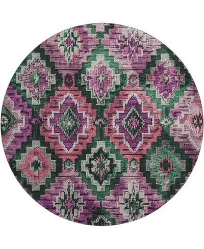 Addison Mayfield Amf1891 8' X 8' Round Area Rug In Multi