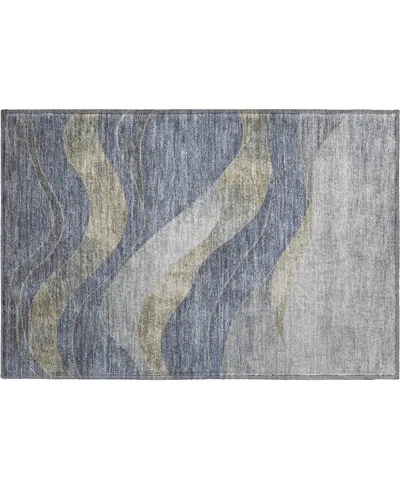 Addison Mayfield Amf1892 1'8" X 2'6" Area Rug In Blue