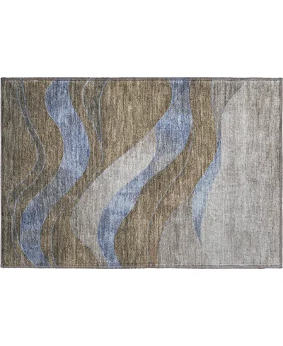 Addison Mayfield Amf1892 1'8" X 2'6" Area Rug In Brown