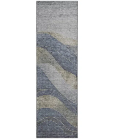 Addison Mayfield Amf1892 2'3" X 7'6" Runner Area Rug In Gray