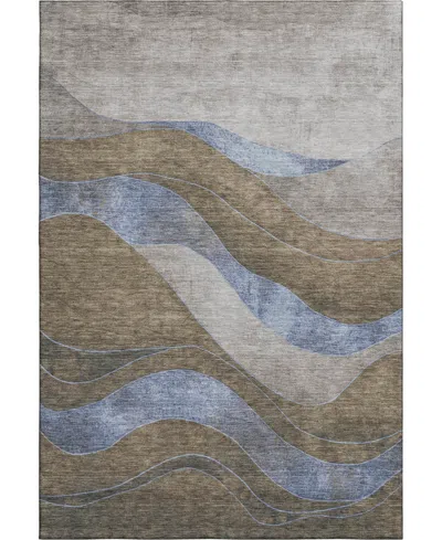 Addison Mayfield Amf1892 3' X 5' Area Rug In Brown