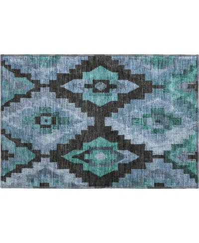 Addison Mayfield Amf1894 1'8" X 2'6" Area Rug In Blue