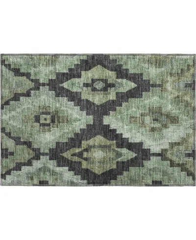 Addison Mayfield Amf1894 1'8" X 2'6" Area Rug In Green