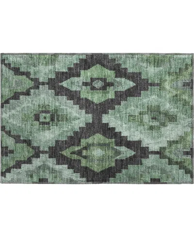 Addison Mayfield Amf1894 1'8" X 2'6" Area Rug In Green