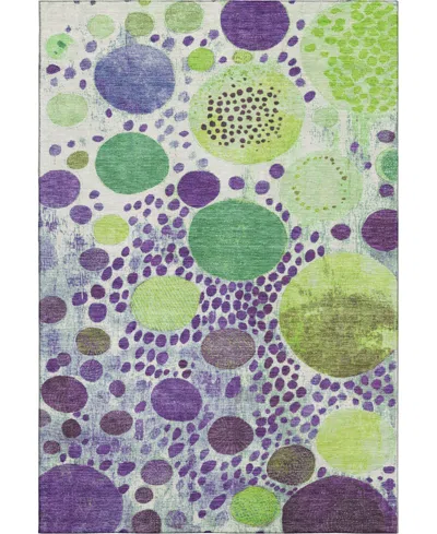 Addison Mayfield Amf1895 9' X 12' Area Rug In Purple