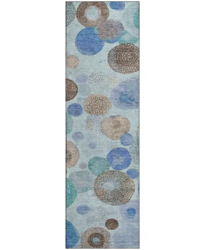 Addison Mayfield Amf1896 2'3" X 7'6" Runner Area Rug In Blue
