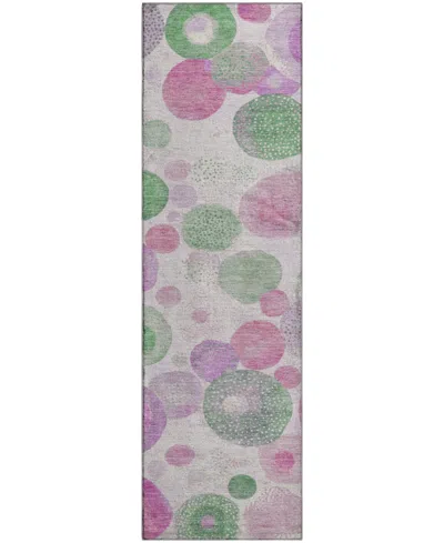 Addison Mayfield Amf1896 2'3" X 7'6" Runner Area Rug In Pink