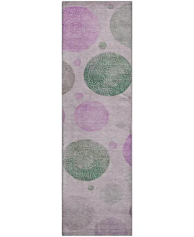 Addison Mayfield Amf1897 2'3" X 7'6" Runner Area Rug In Pink