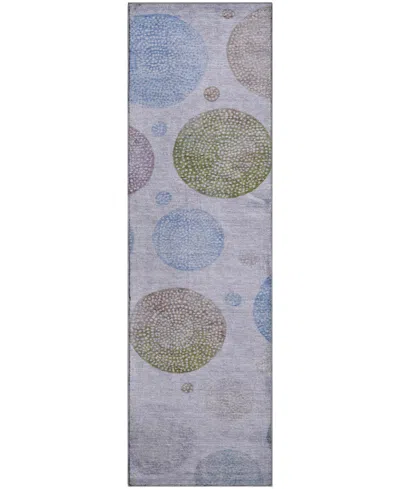 Addison Mayfield Amf1897 2'3" X 7'6" Runner Area Rug In Purple