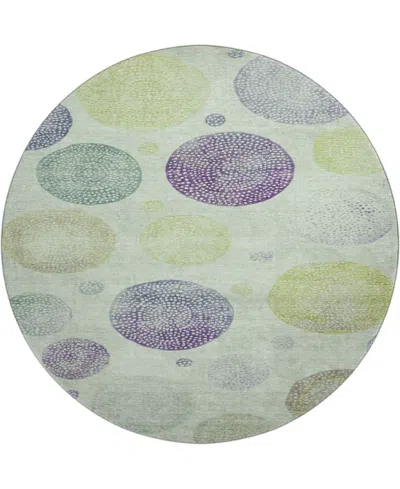 Addison Mayfield Amf1897 8' X 8' Round Area Rug In Multi