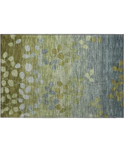 Addison Mayfield Amf1900 1'8" X 2'6" Area Rug In Green
