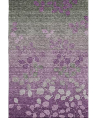 Addison Mayfield Amf1900 3' X 5' Area Rug In Purple