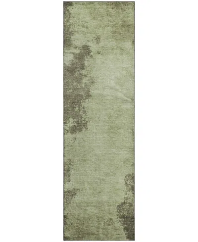 Addison Mayfield Amf1902 2'3" X 7'6" Runner Area Rug In Green