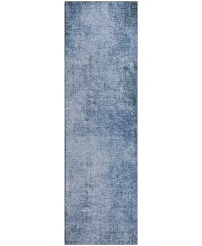 Addison Mayfield Amf1903 2'3" X 7'6" Runner Area Rug In Blue