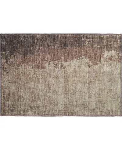 Addison Mayfield Amf1904 1'8" X 2'6" Area Rug In Brown