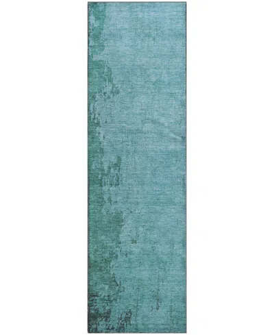 Addison Mayfield Amf1904 2'3" X 7'6" Runner Area Rug In Blue