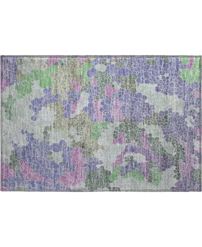 Addison Mayfield Amf1906 1'8" X 2'6" Area Rug In Purple