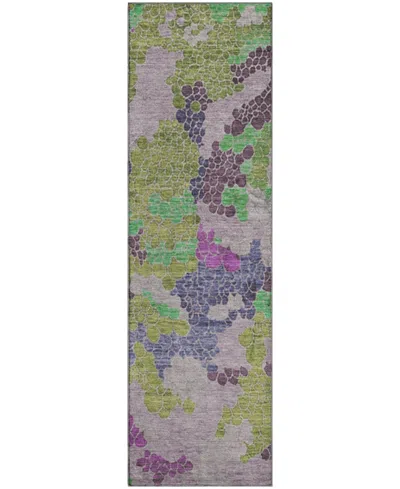 Addison Mayfield Amf1906 2'3" X 7'6" Runner Area Rug In Green