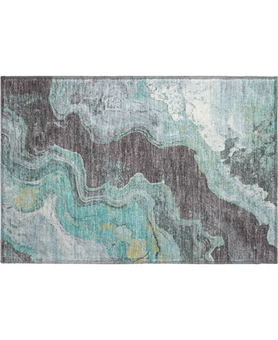 Addison Mayfield Amf1907 1'8" X 2'6" Area Rug In Blue