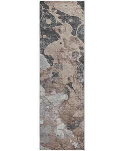 Addison Mayfield Amf1909 2'3" X 7'6" Runner Area Rug In Brown