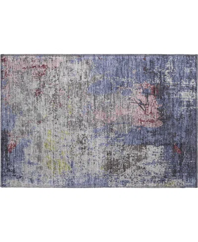 Addison Mayfield Amf1911 1'8" X 2'6" Area Rug In Blue