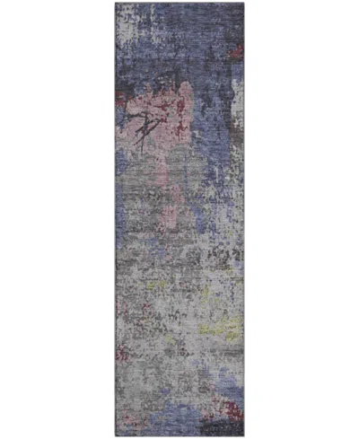 Addison Mayfield Amf1911 2'3" X 7'6" Runner Area Rug In Blue