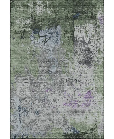 Addison Mayfield Amf1911 3' X 5' Area Rug In Green