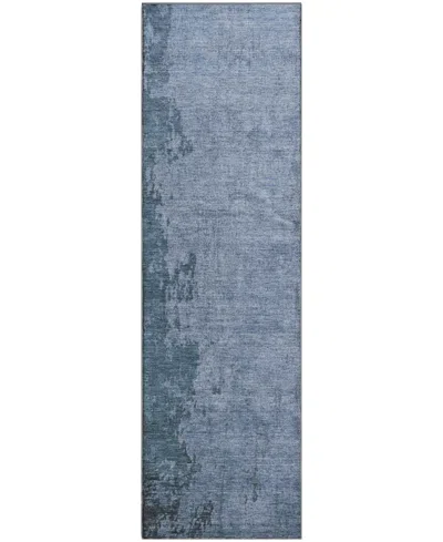 Addison Mayfield Amf1912 2'3" X 7'6" Runner Area Rug In Blue