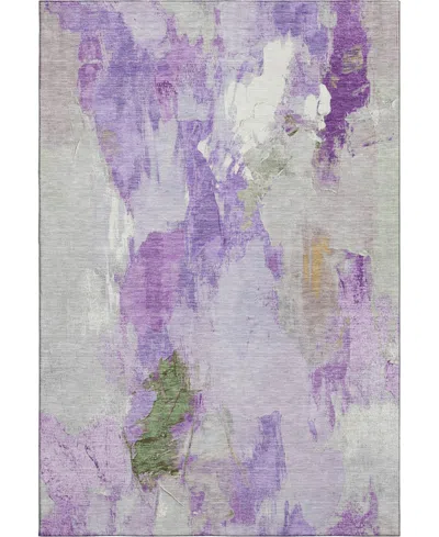 Addison Mayfield Amf1914 3' X 5' Area Rug In Purple