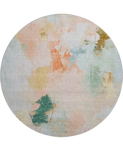 Addison Mayfield Amf1914 8' X 8' Round Area Rug In Multi