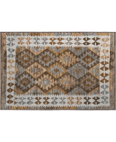 Addison Mayfield Amf1915 1'8"x2'6" Area Rug In Brown