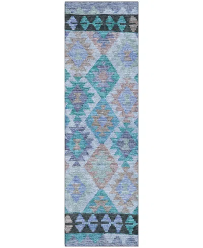 Addison Mayfield Amf1915 2'3"x7'6" Runner In Blue